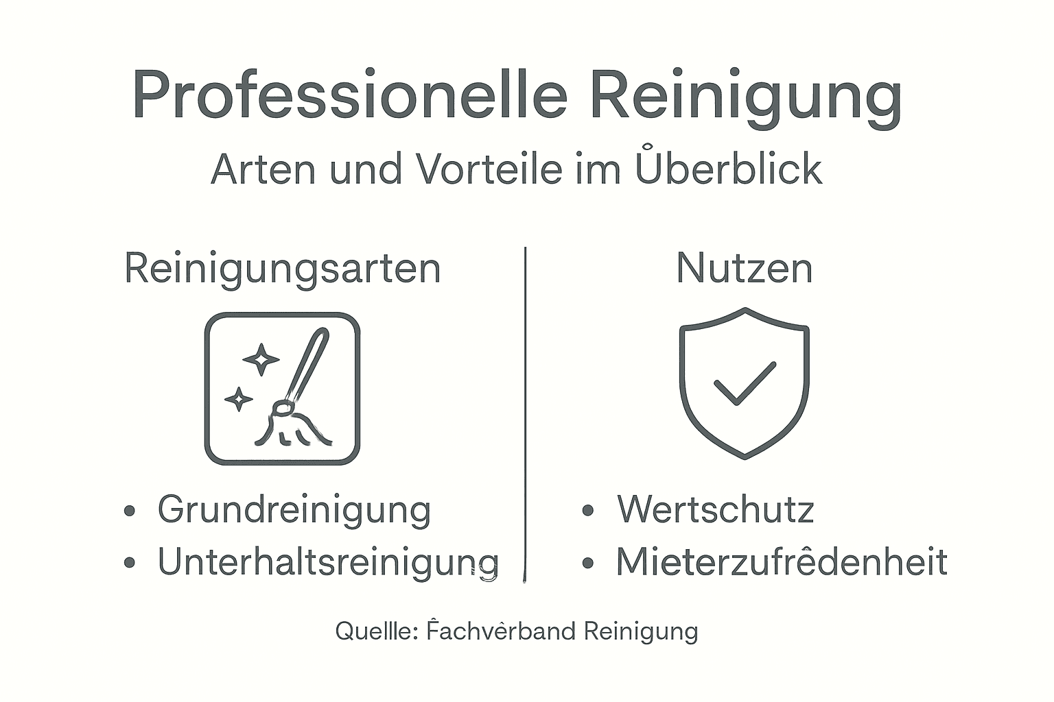 Warum professionelle Reinigung Werte sichert 2 Übersicht: Verschiedene Reinigungsmethoden und ihre Vorteile