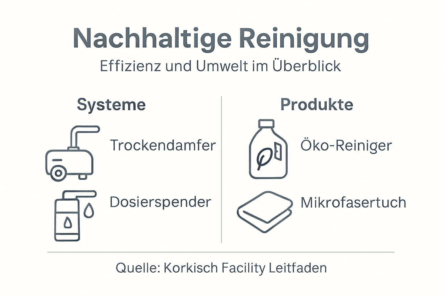 Umweltfreundliche Reinigungsmethoden und nachhaltige Produkte im direkten Vergleich