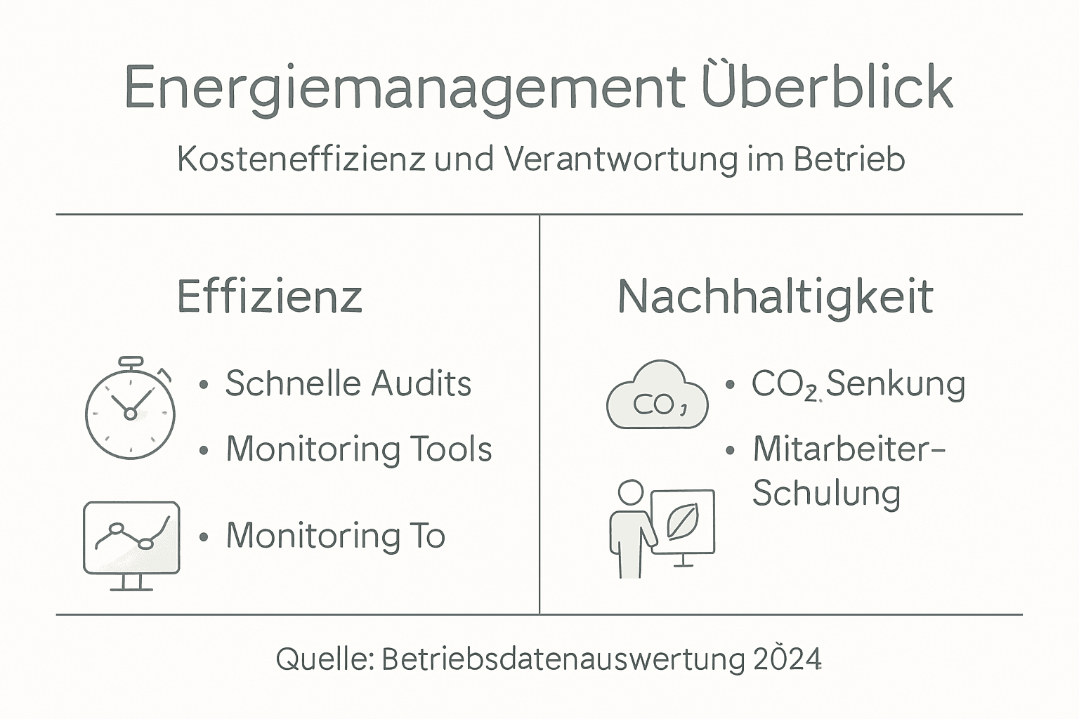 Infografik: Energiemanagement – Methoden und Vorteile auf einen Blick