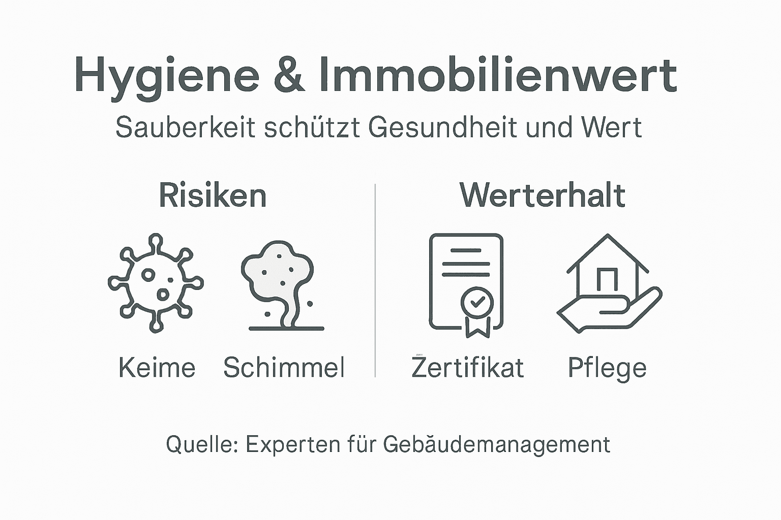 Übersicht: So tragen Sauberkeit und regelmäßige Pflege zum Werterhalt Ihrer Immobilie bei