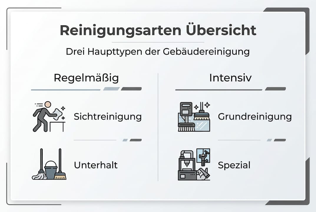 Infografik: Verschiedene Reinigungsmethoden im Überblick