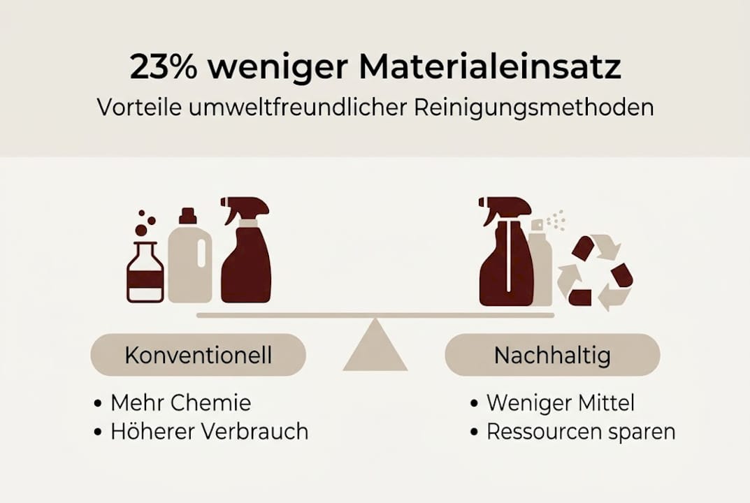 Infografik: So sparen Sie Reinigungsmaterial ein