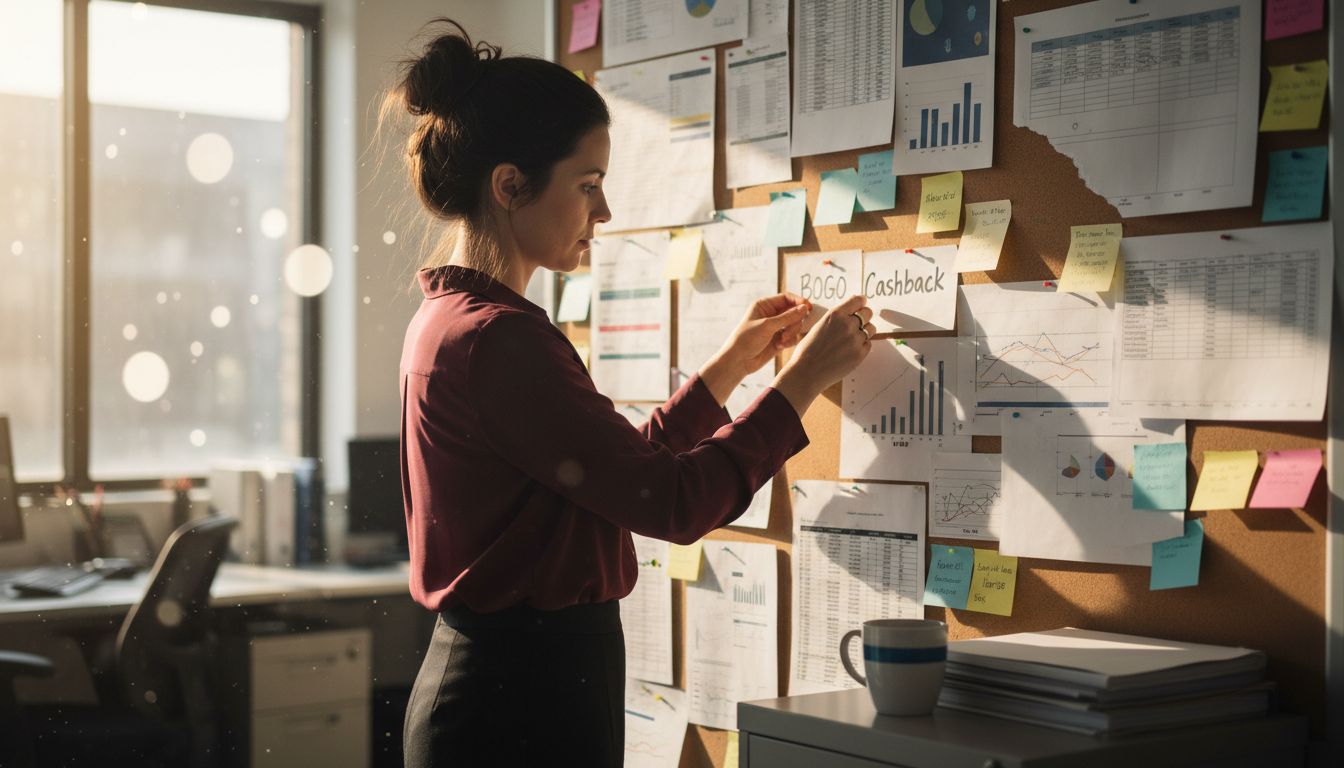 Marketer planning digital bonus strategies