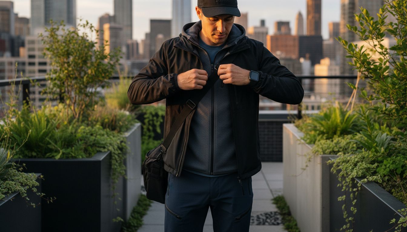 techwear layering style