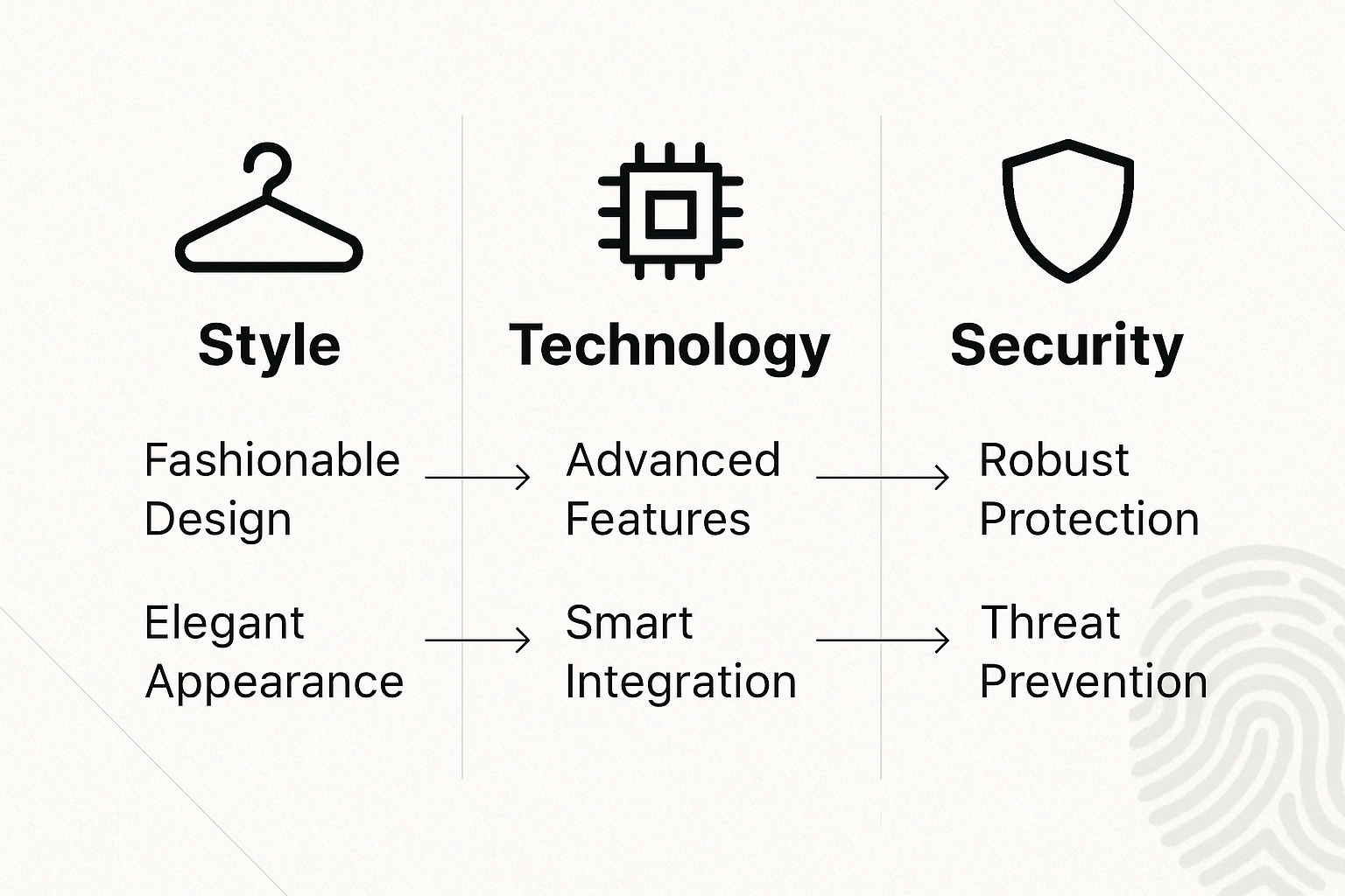 Infographic: Style, technology, security in tech-fashion