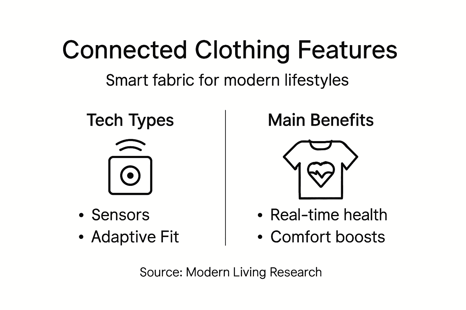 Infographic highlighting features and benefits