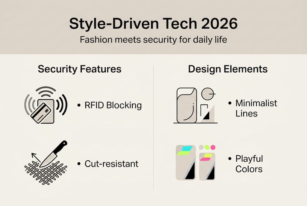 Infographic on 2026 style-driven tech trends