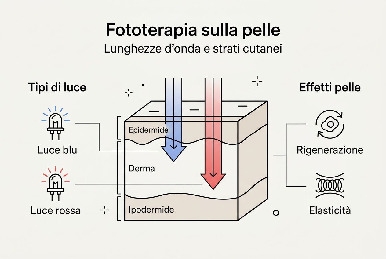 Discover how different types of light affect skin health and appearance: an illustrated guide