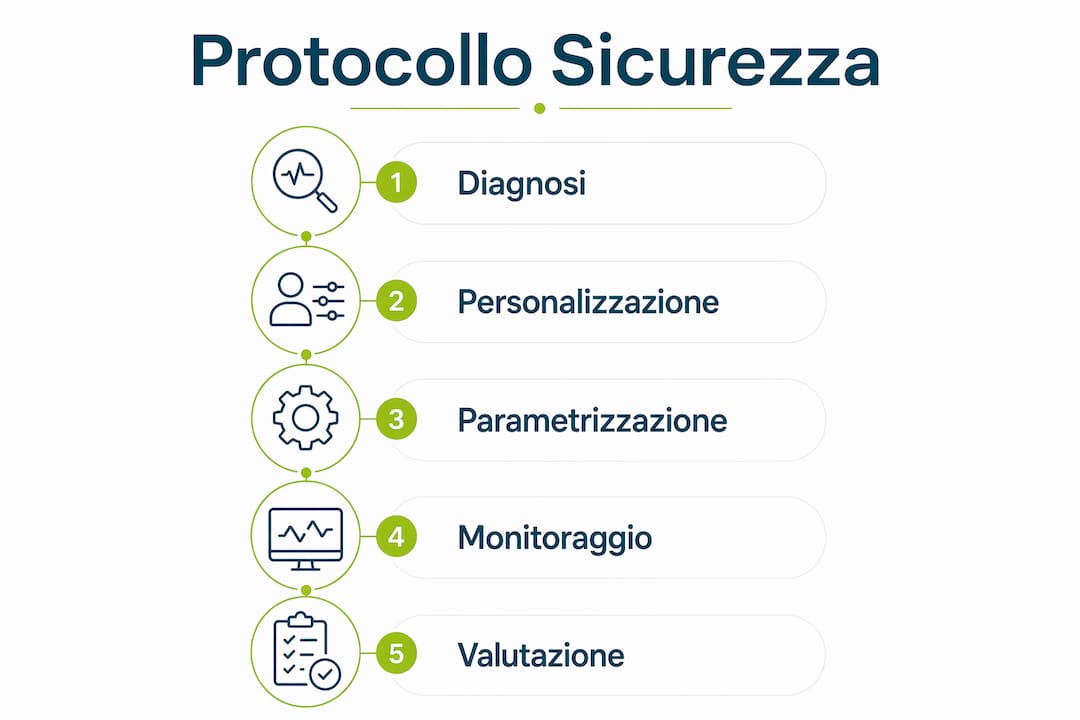 Infografica: come garantire la sicurezza nel trattamento, passaggio dopo passaggio