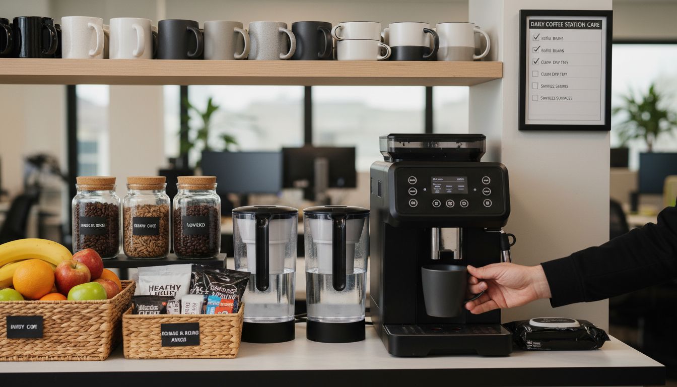 office coffee station setup