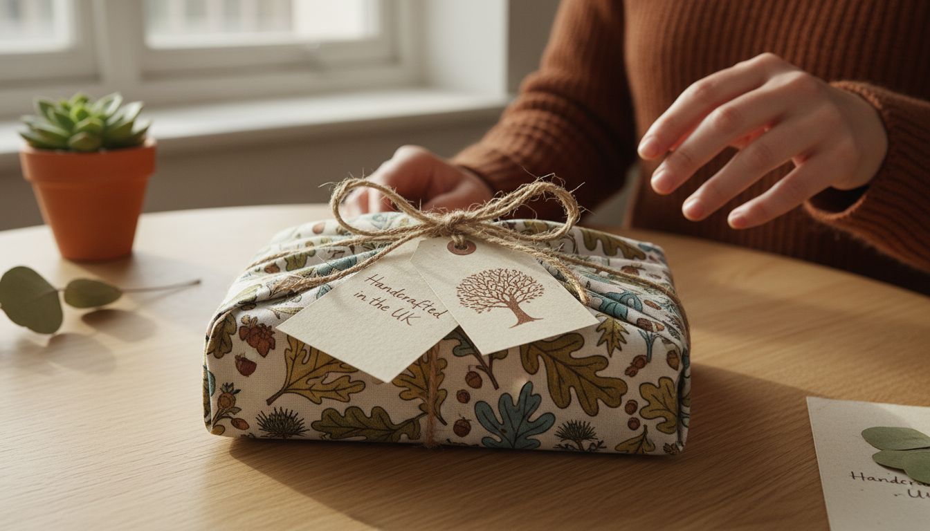 organic cotton giftwrap