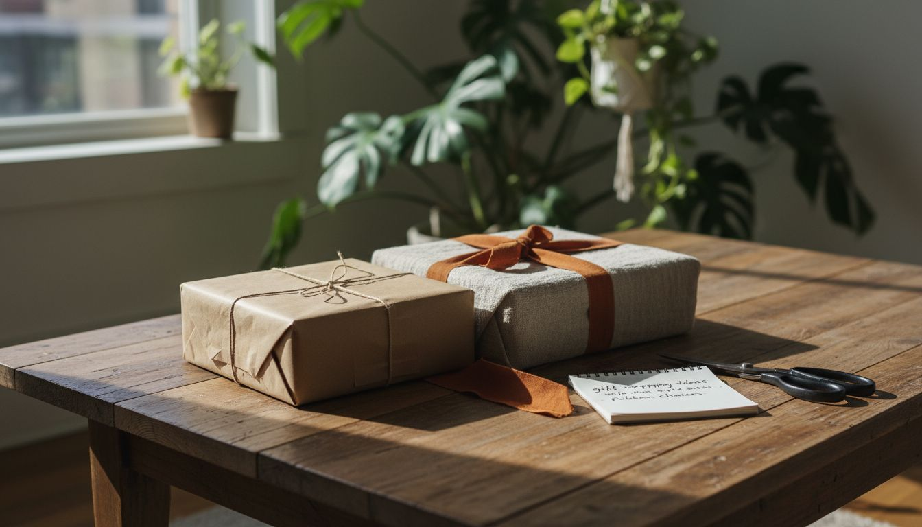 Gift boxes using eco-friendly wrapping methods