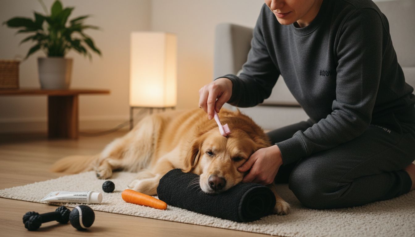 hond tandenpoetsen thuis