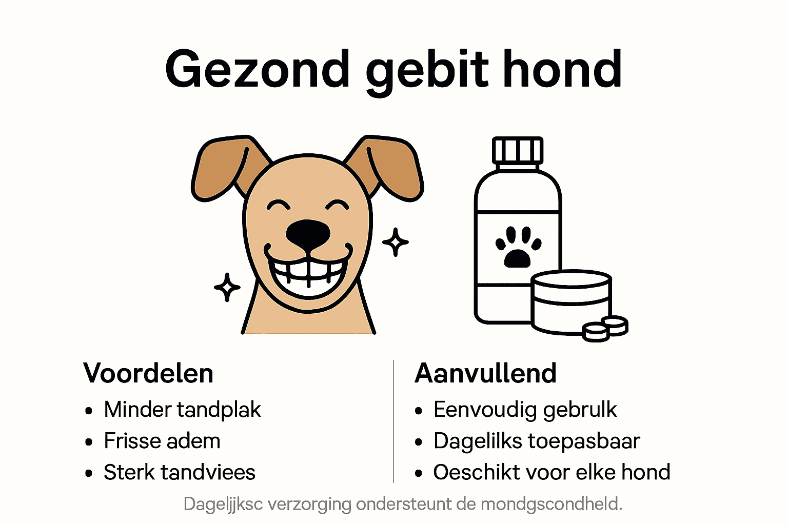 Infographic: Een gezond gebit voor je hond – het belang van supplementen en hun voordelen
