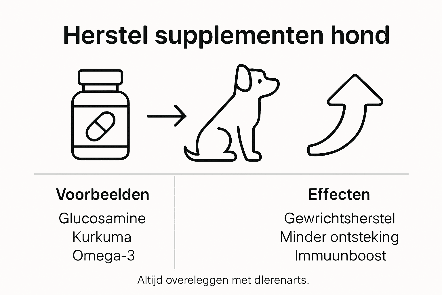 Infografisch overzicht: welke supplementen doen wat?