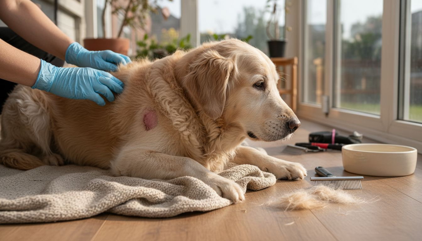 Het controleren van de huid van je hond op mogelijke problemen