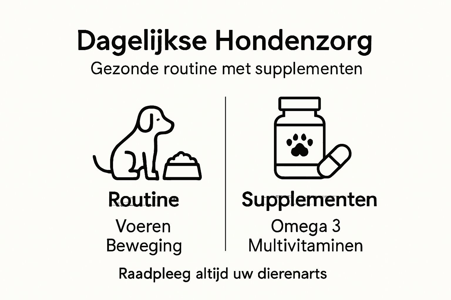 Infographic: zo geef je je hond elke dag op een natuurlijke manier de beste verzorging