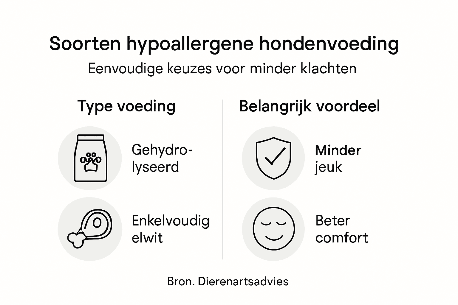 Overzicht van verschillende soorten hypoallergene voeding