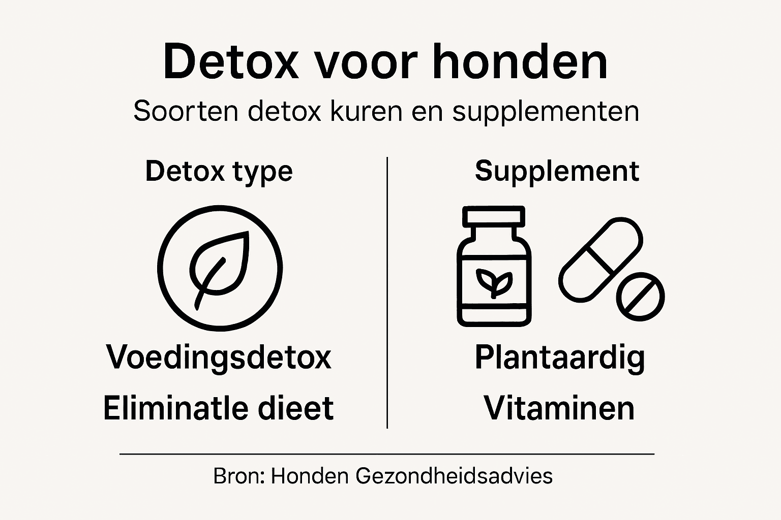 Overzicht van verschillende detoxmethodes en bijpassende supplementen