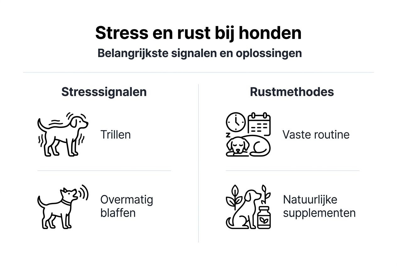 Overzicht: hoe herken je stress en ontspanning bij je hond