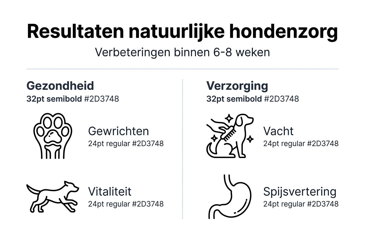 Infographic: Wat levert goede zorg voor oudere honden op?
