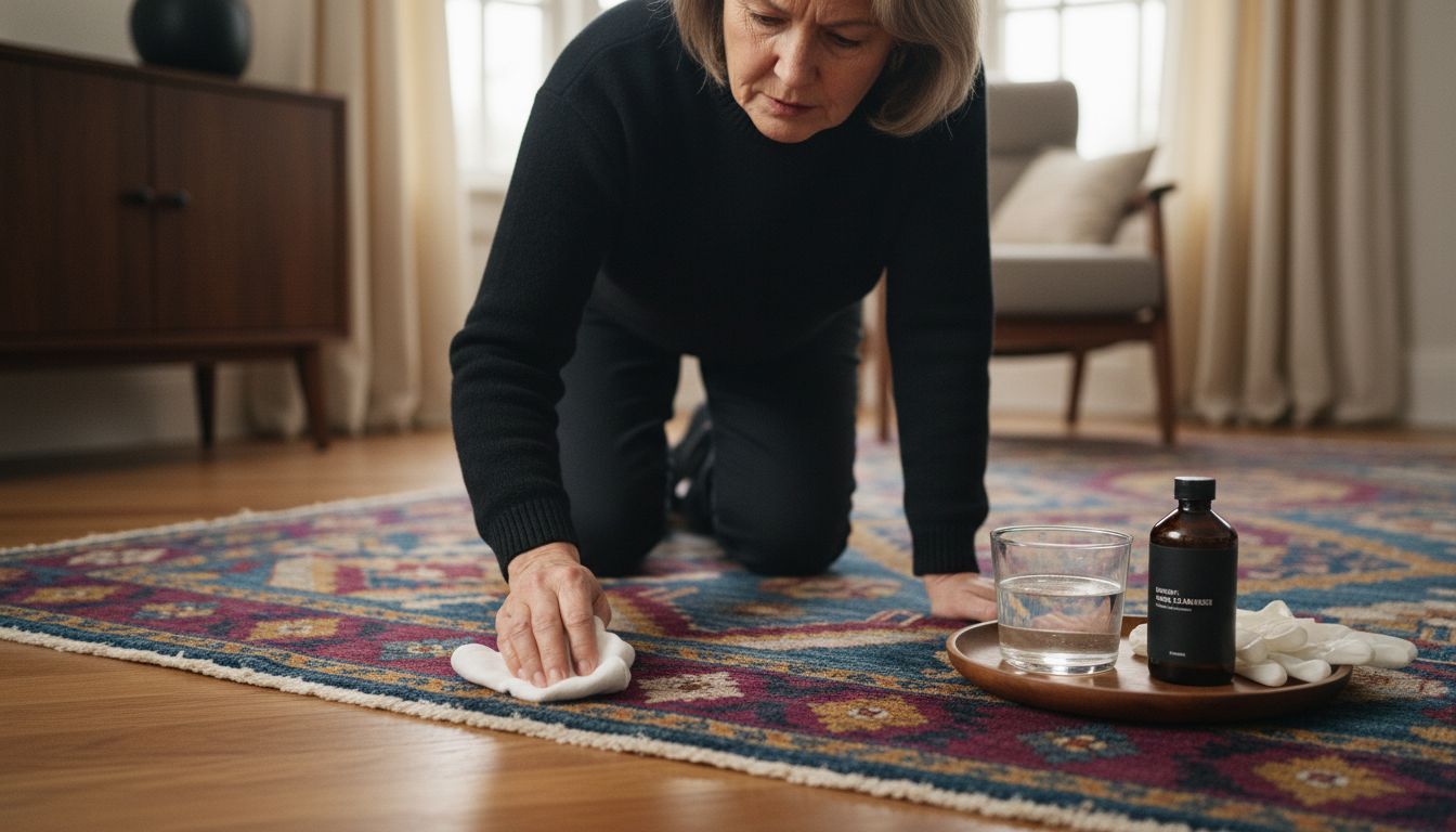 curatare pata covor lana