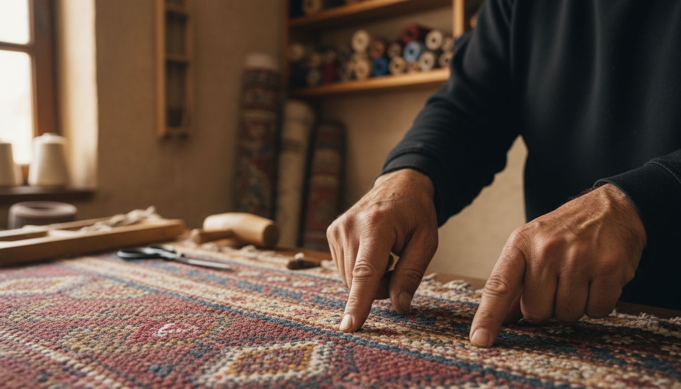 verificare calitate covor manual