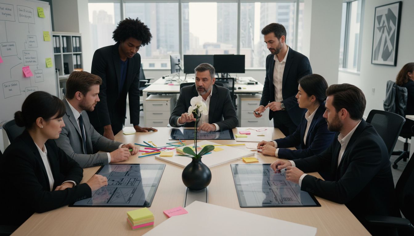 collaborative team workshop