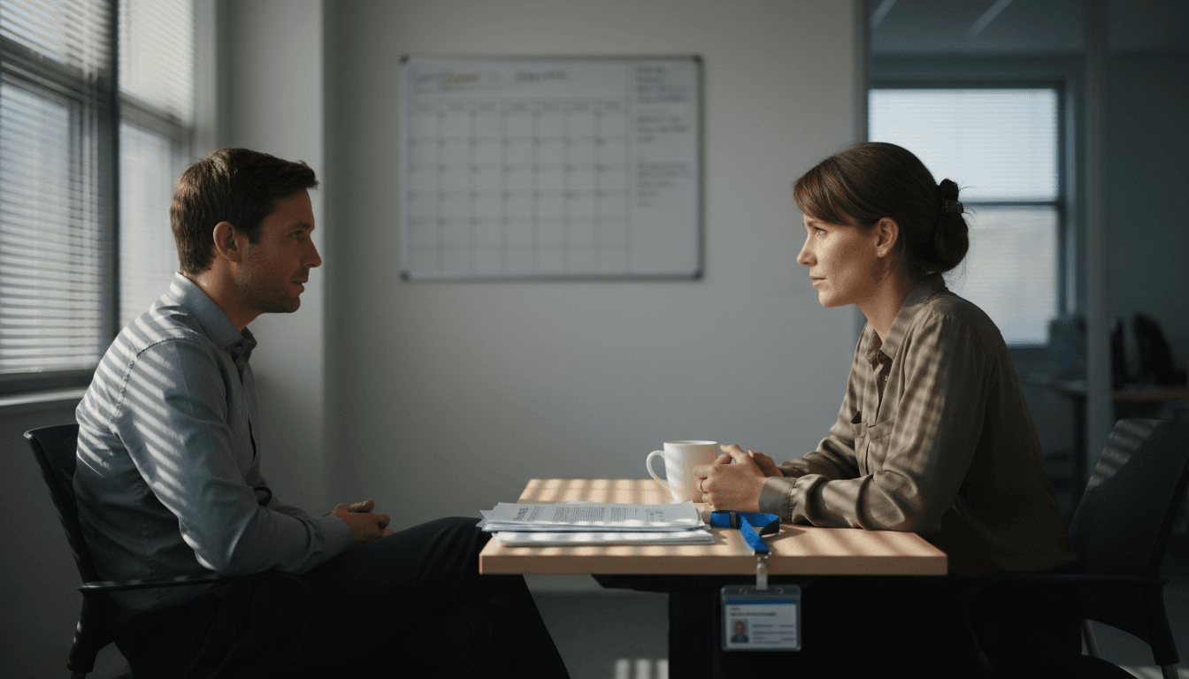 Retention discussion between manager and employee