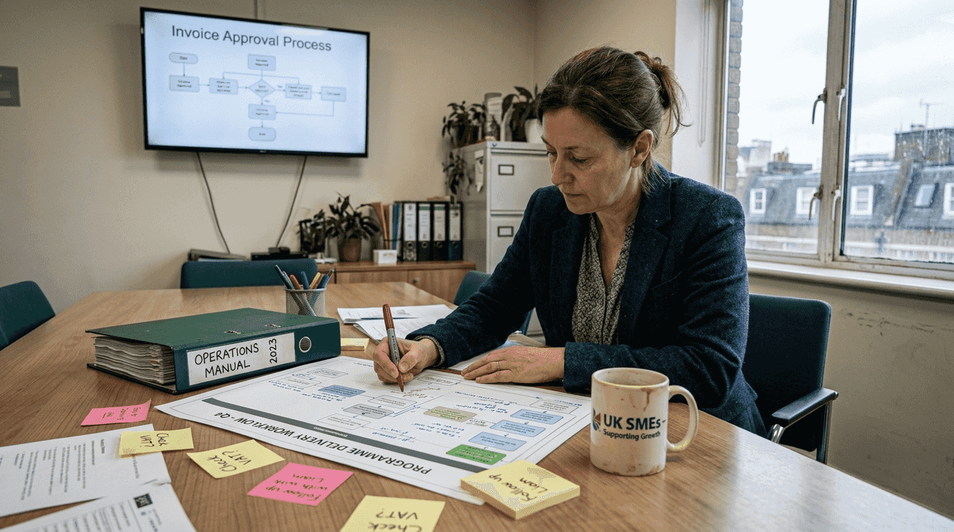 Manager annotating business automation documents