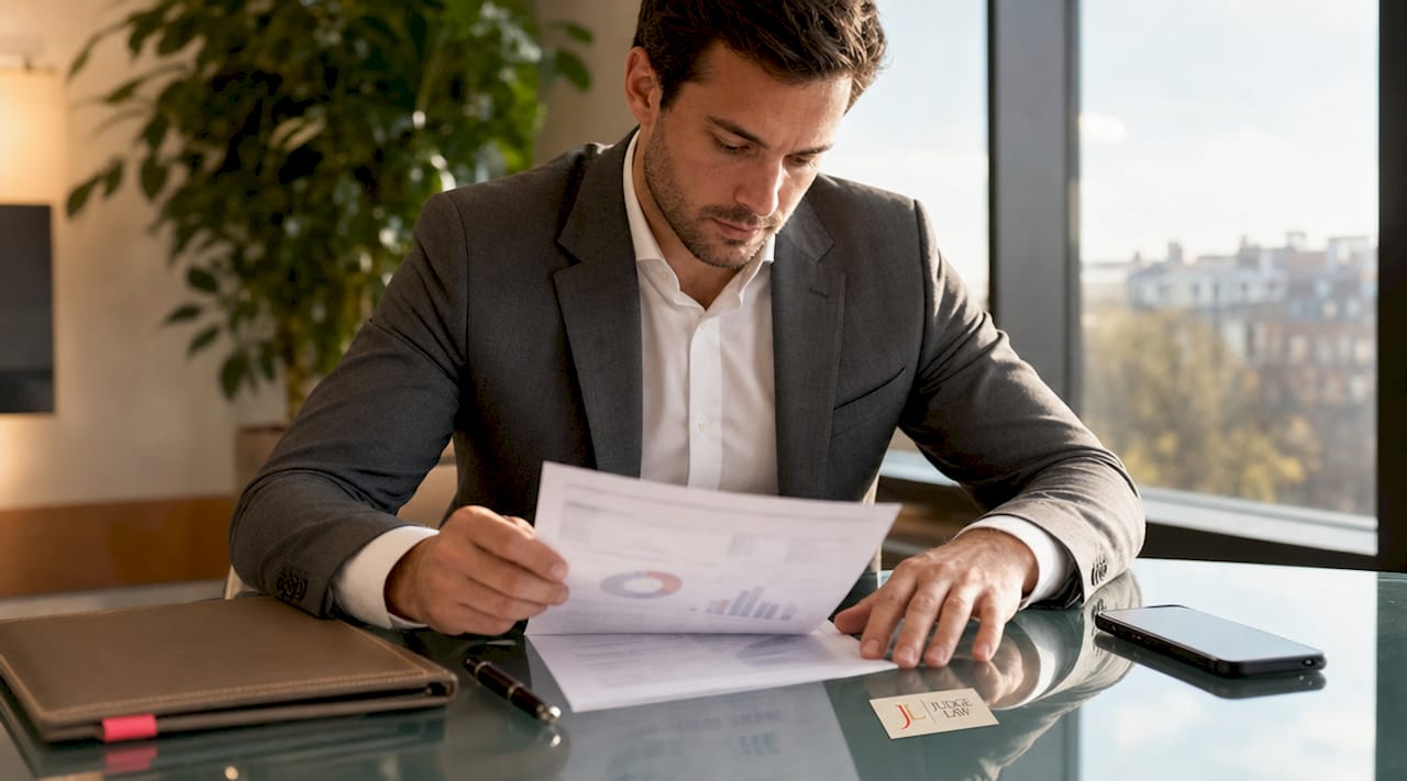 Surveyor assessing lease extension valuation report