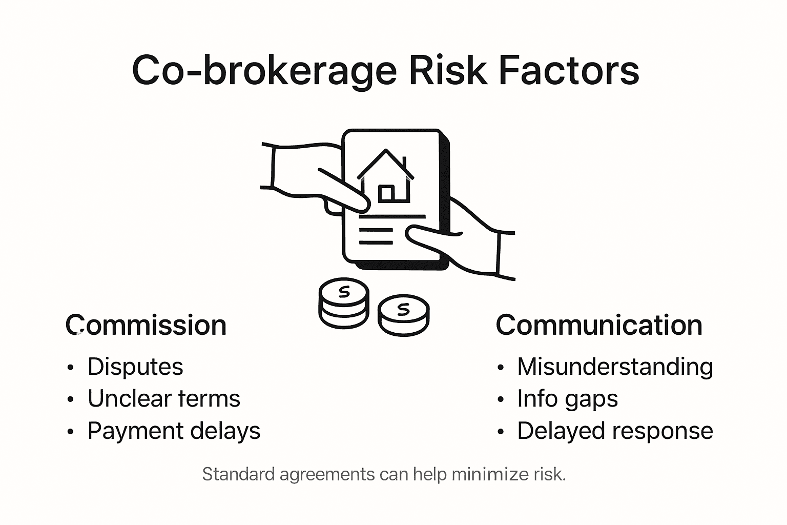 Infographic on co-brokerage risk factors