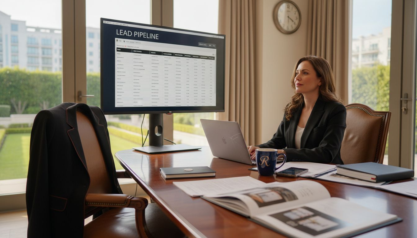 Agent working on real estate CRM integration