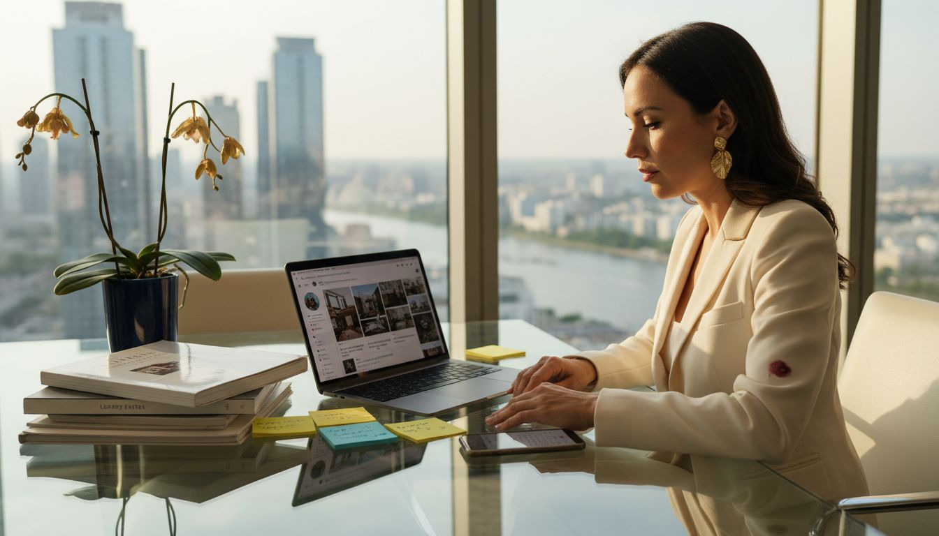 Agent setting digital branding strategy