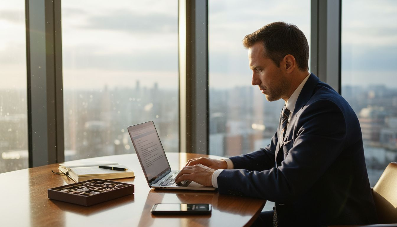 Luxury broker working referral follow-up email