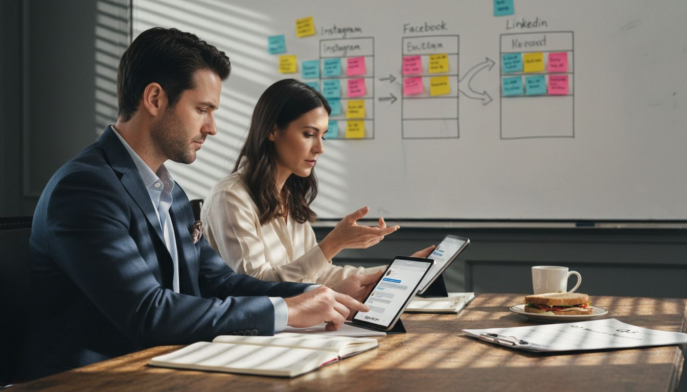 Agents using multiple social platforms in bullpen
