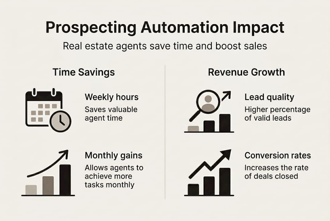 Infographic showing automation impact and benefits