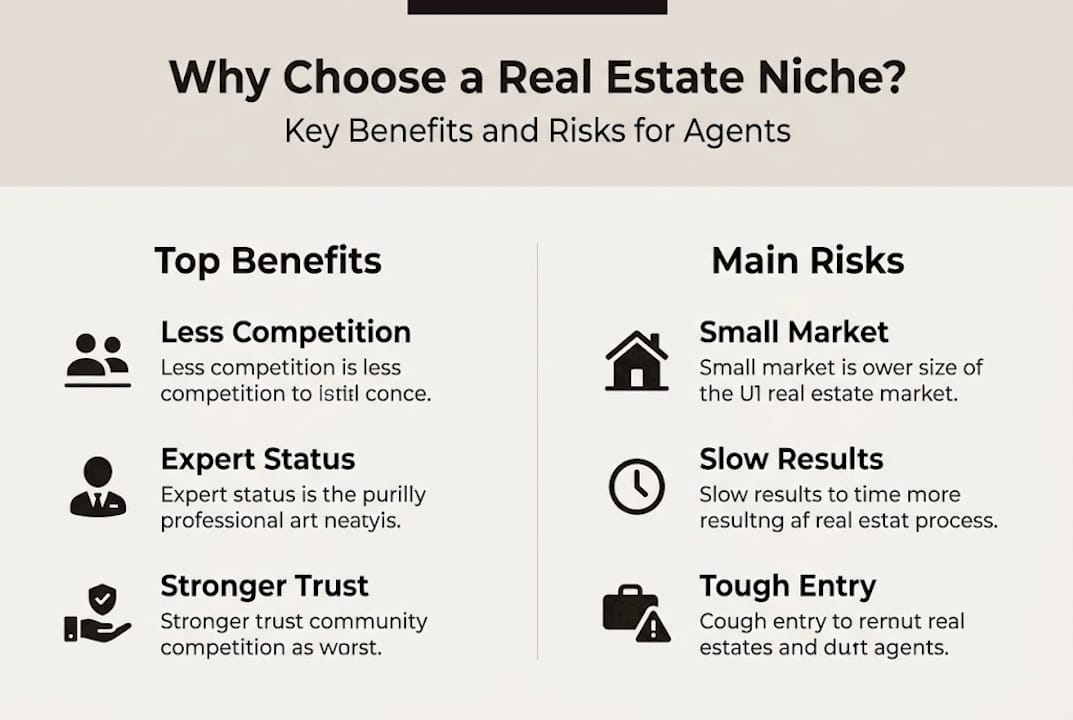 Infographic shows niche marketing benefits and risks