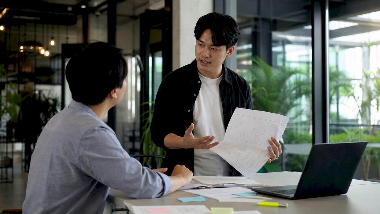 Developer working on CRM integration workflow