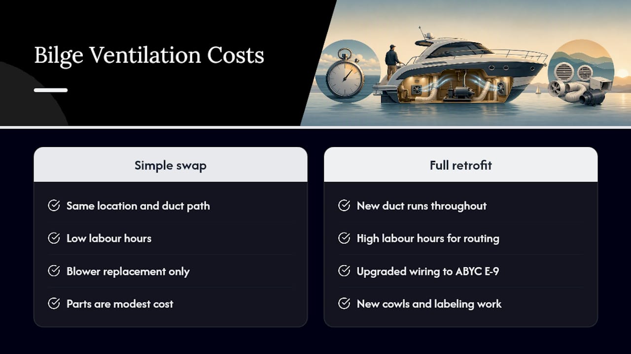 What Does a Bilge Ventilation Upgrade Typically Cost? — overview diagram