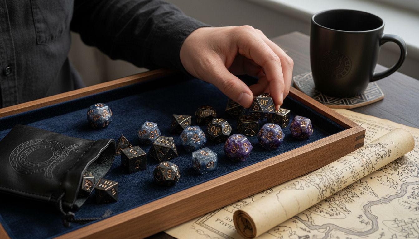 polyhedral dice collection