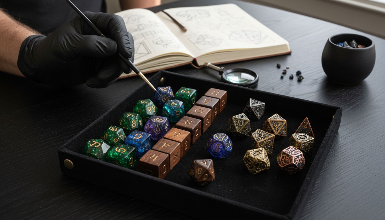 custom dice materials