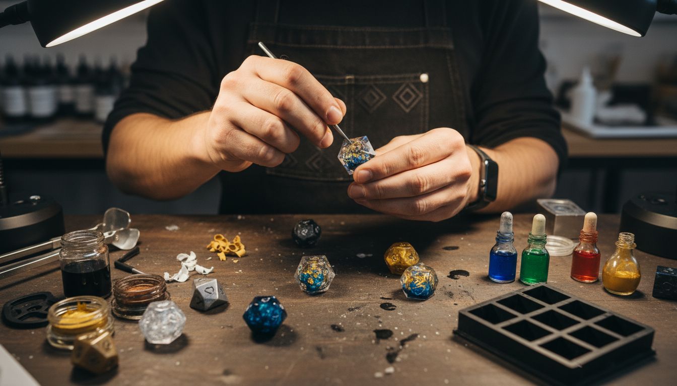 dice crafting workshop