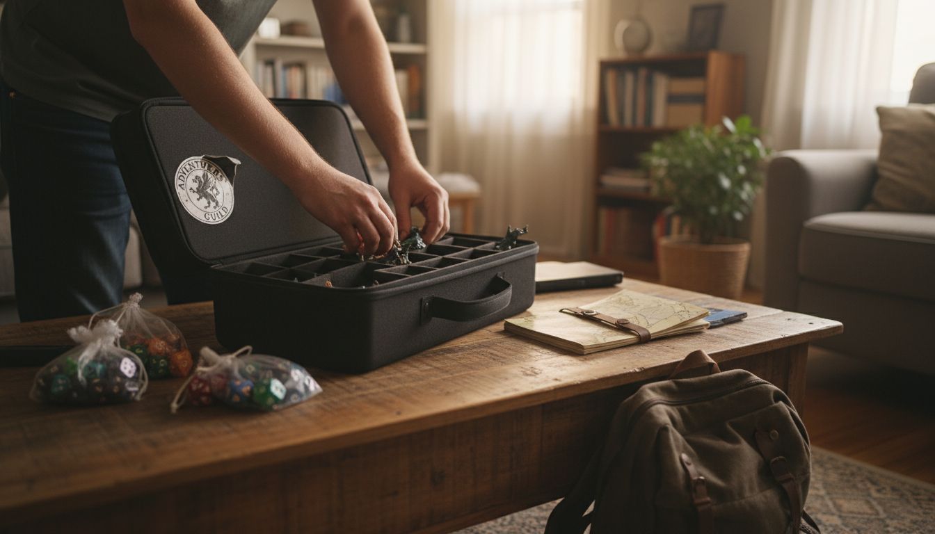 Packing TTRPG miniatures into foam-lined case