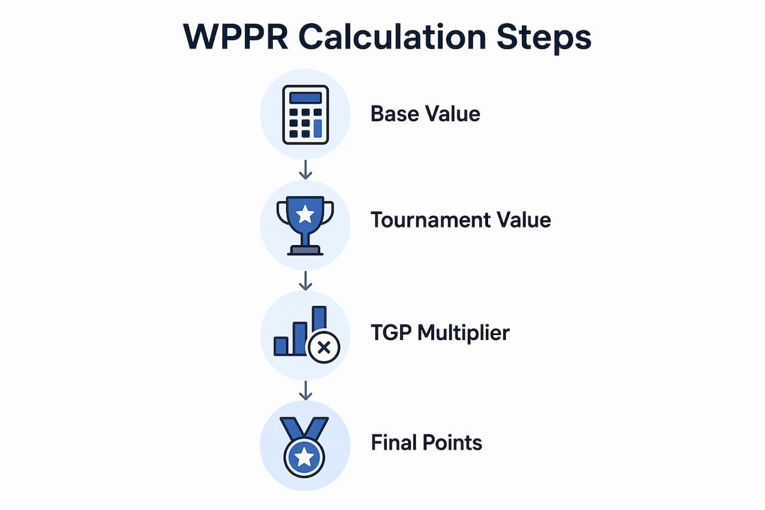 Infographic outlining WPPR calculation steps