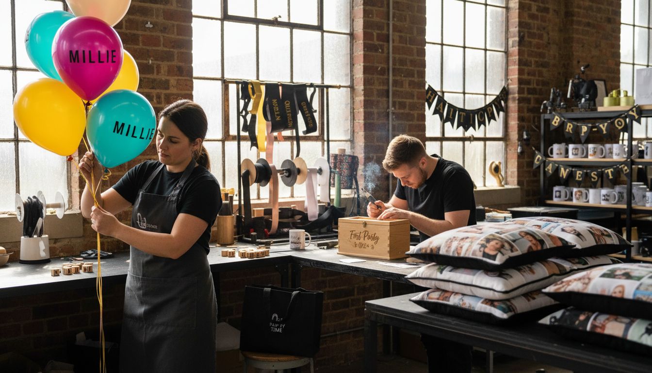 making personalised party items