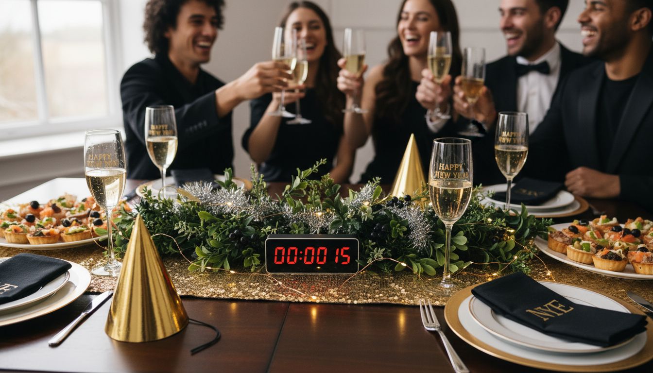 new year party table