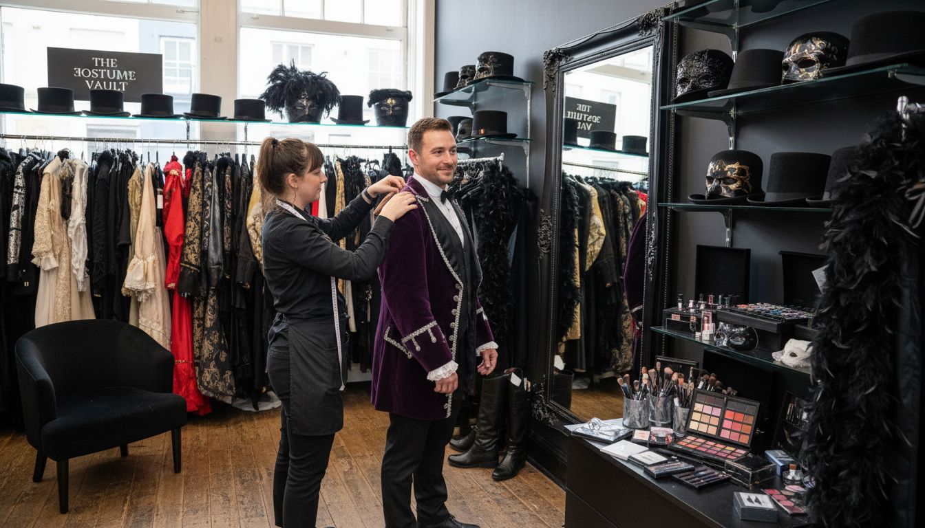 costume shop fitting