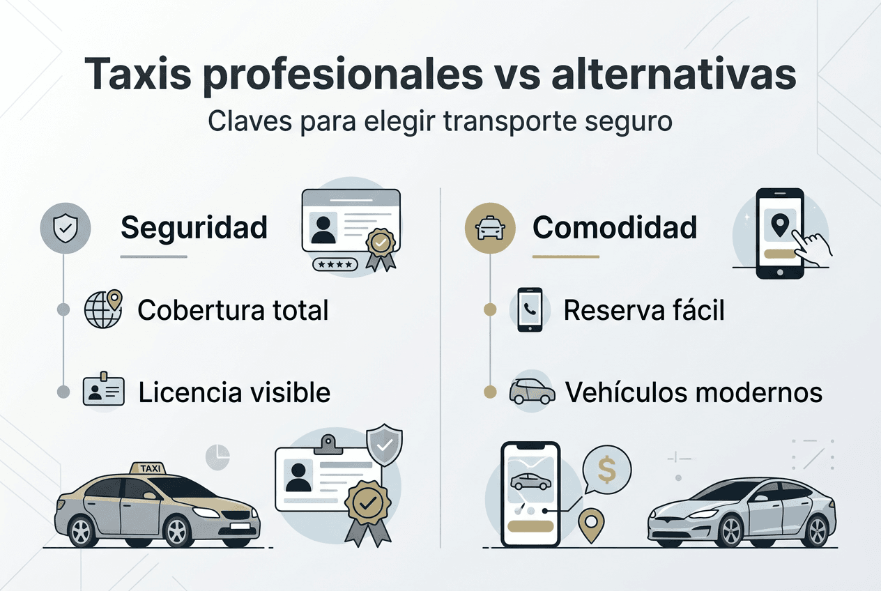 Comparativa visual: taxis frente a otras alternativas de transporte en Edimburgo