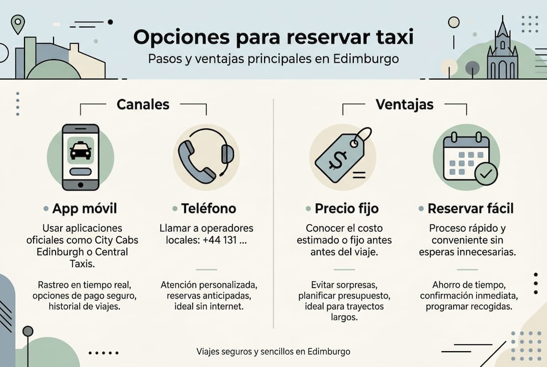 Infografía: cómo reservar un taxi paso a paso y cuáles son sus principales beneficios